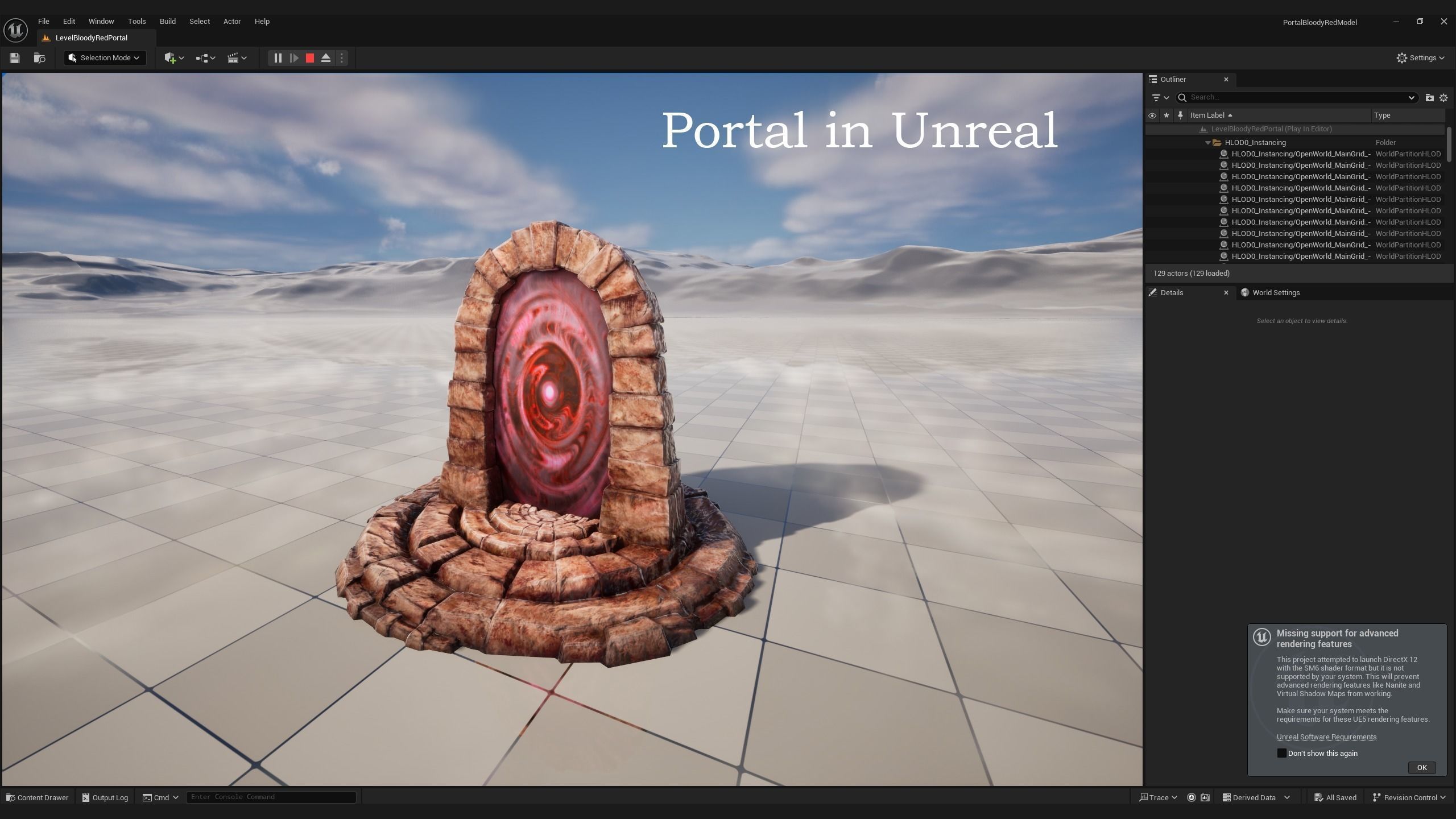 Portal Teleport Pack Set  for Unreal Engine and Unity Low-poly 3D model_15