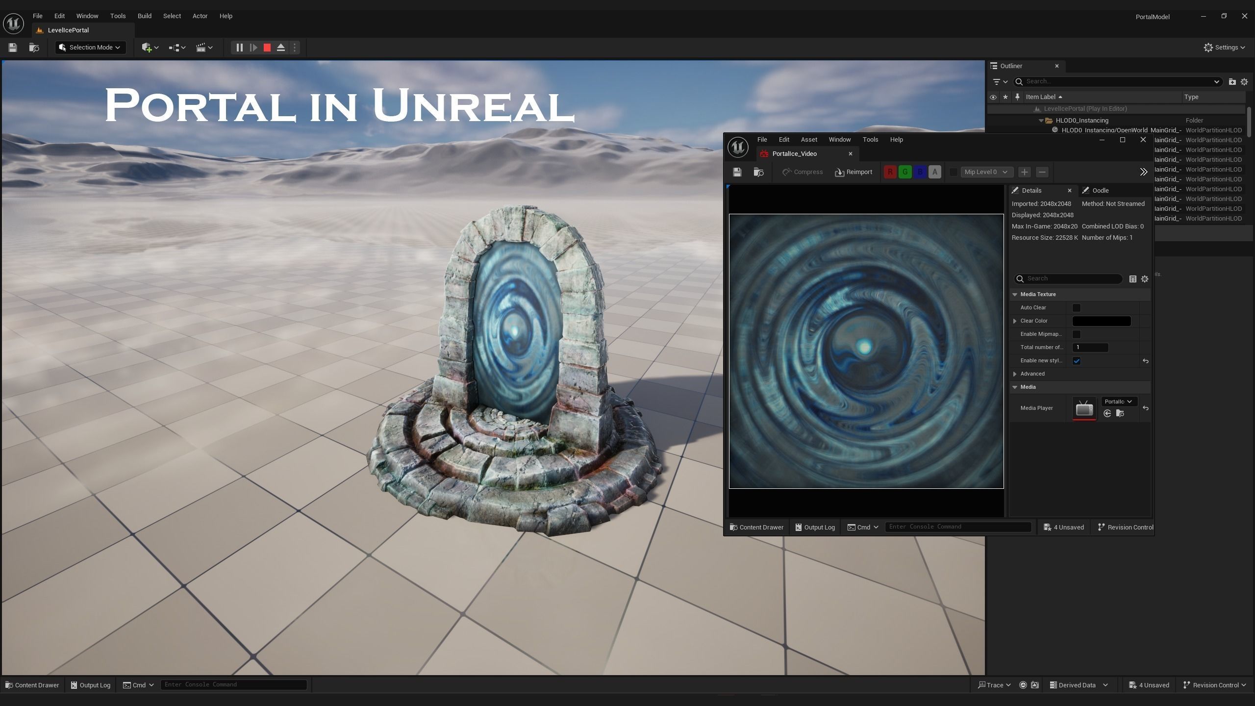 Portal Teleport Pack Set  for Unreal Engine and Unity Low-poly 3D model_18