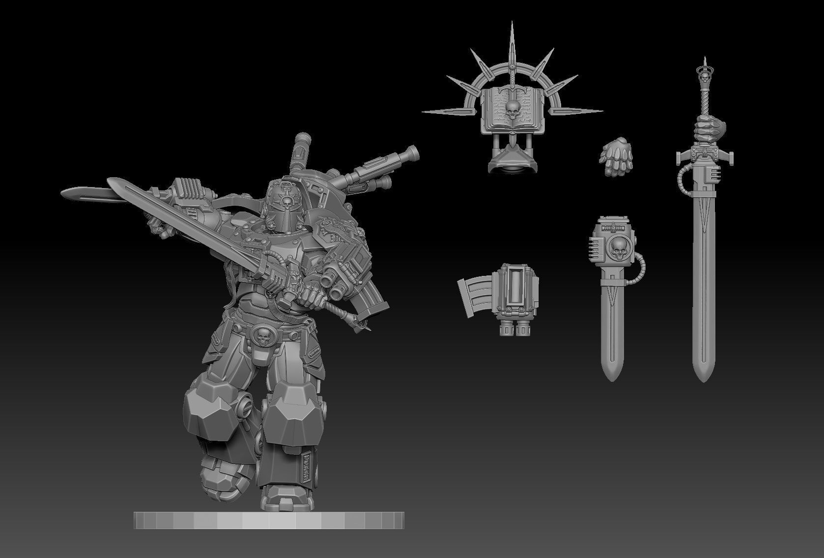 First Crusader Terminator 3D print model_17