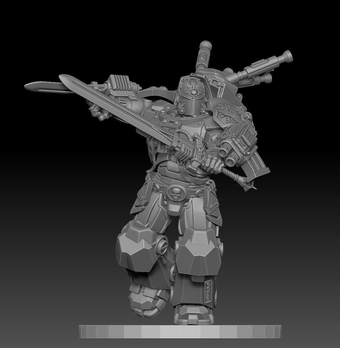 First Crusader Terminator 3D print model_1