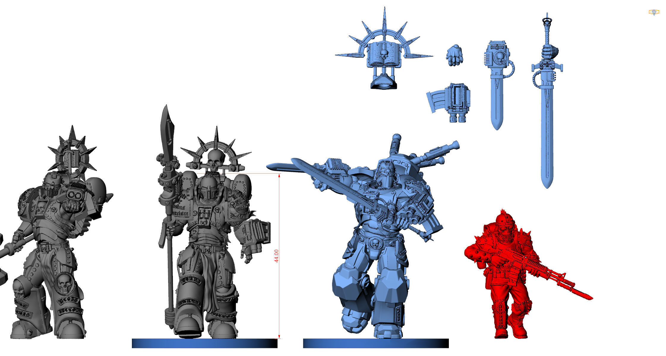 First Crusader Terminator 3D print model_21