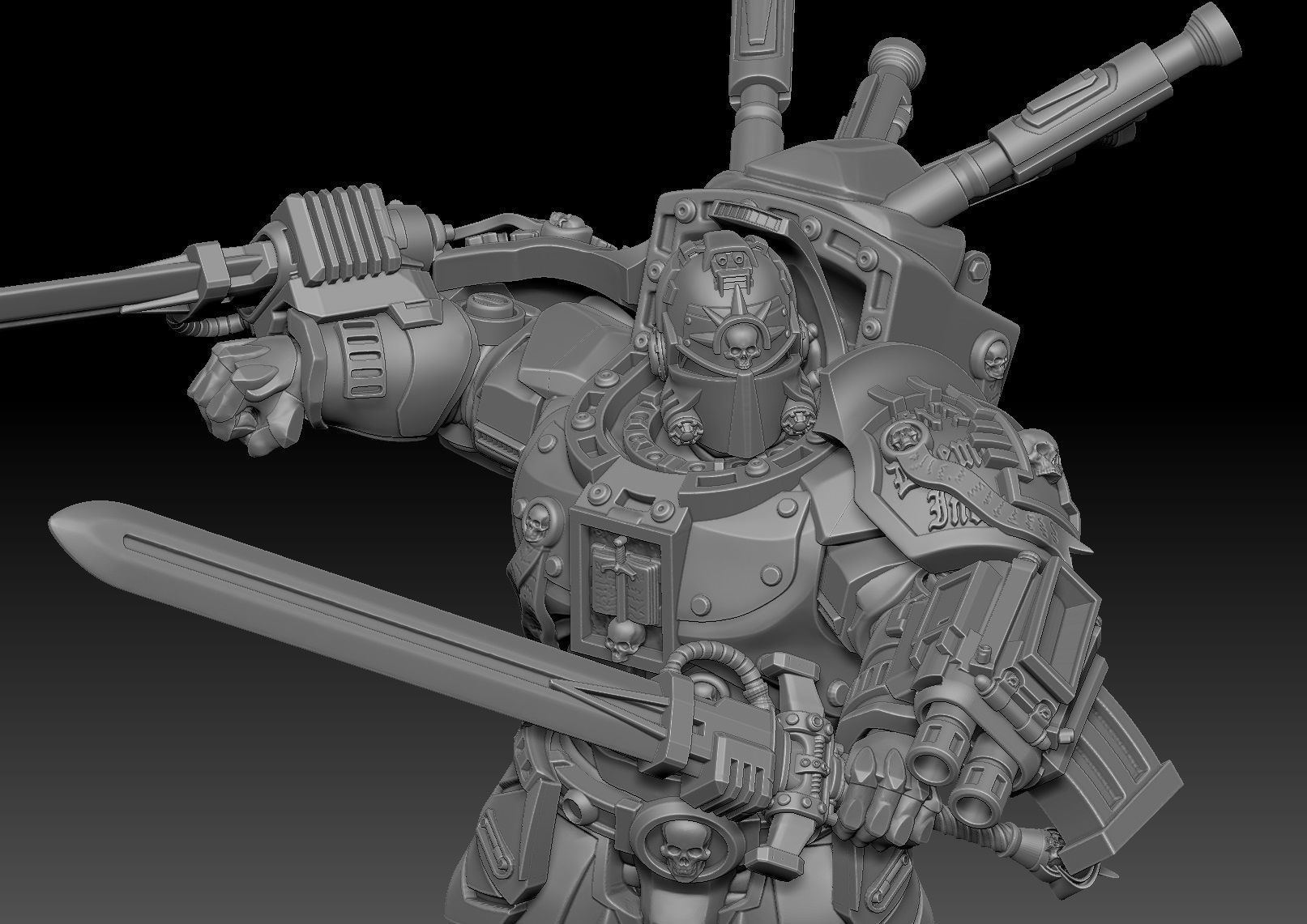 First Crusader Terminator 3D print model_6