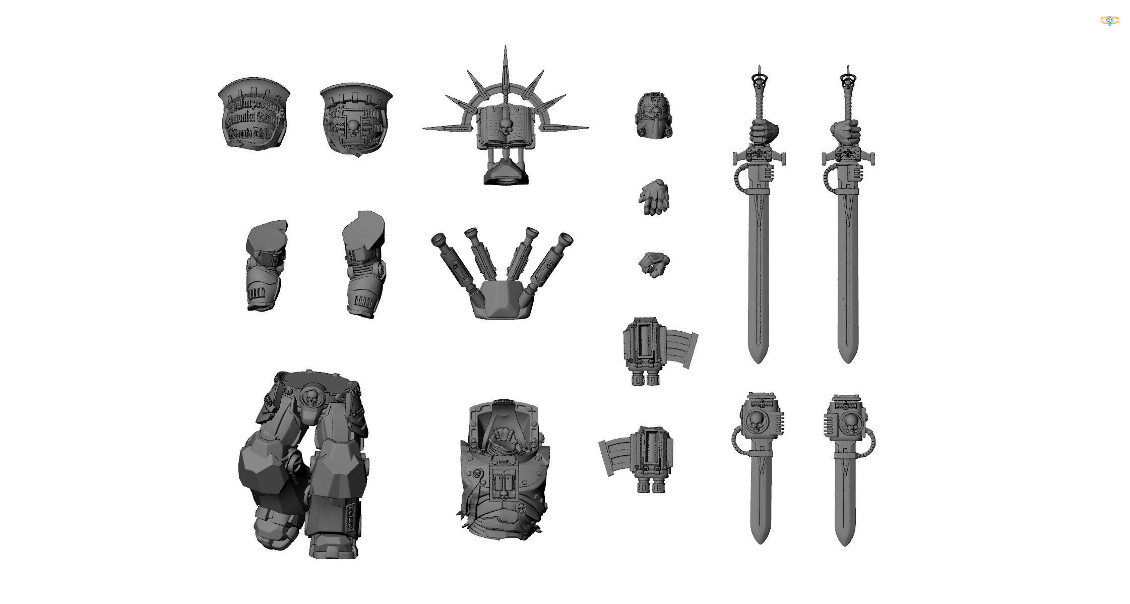 First Crusader Terminator 3D print model_23