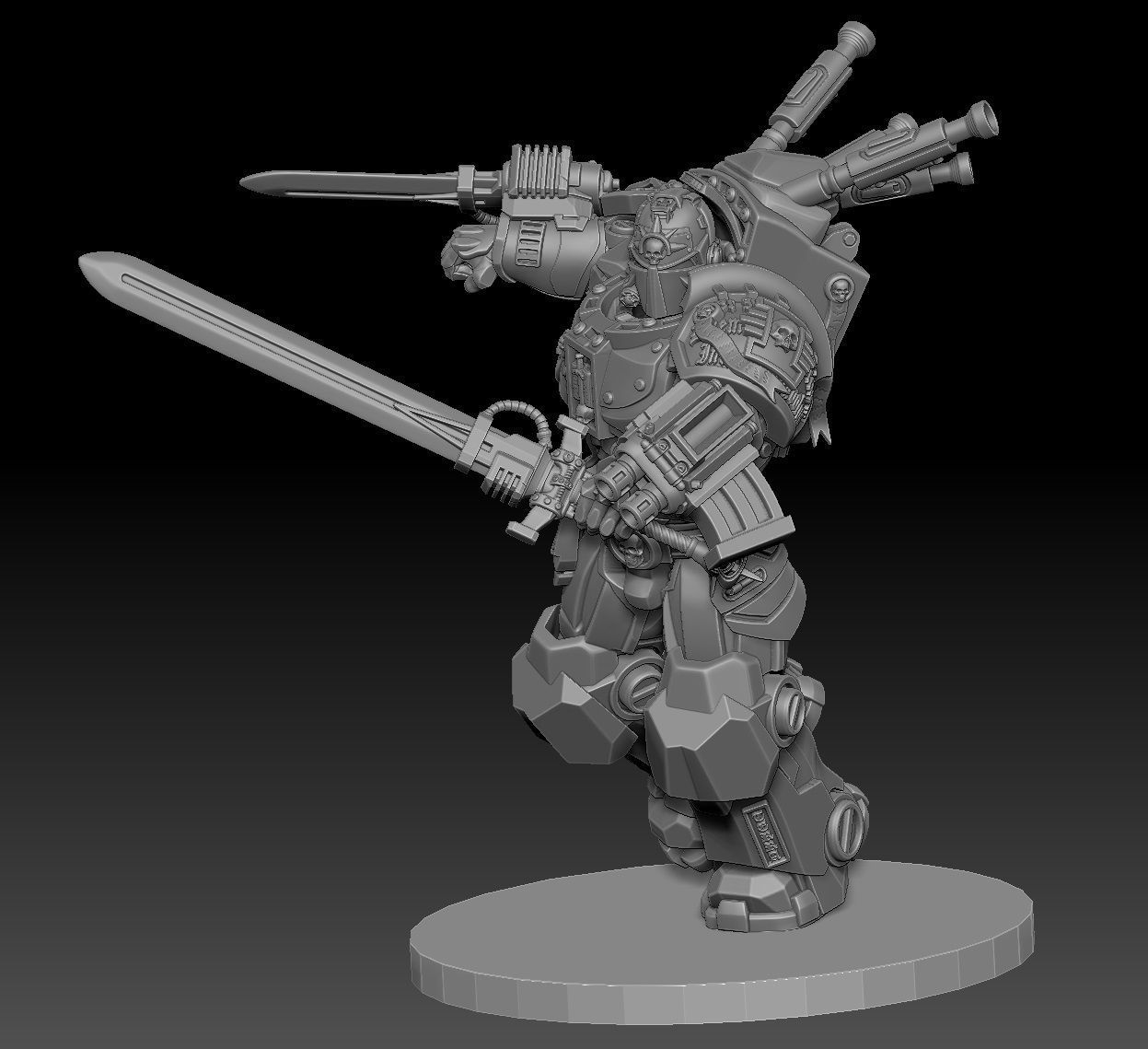 First Crusader Terminator 3D print model_5
