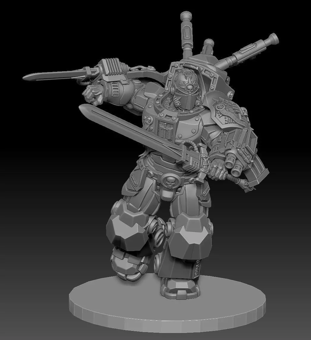 First Crusader Terminator 3D print model_0