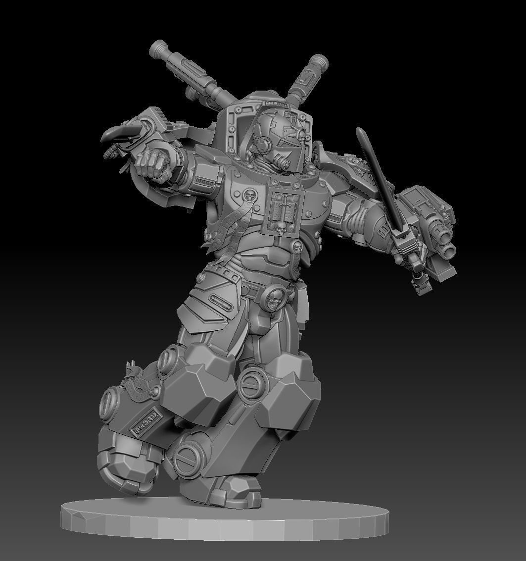 First Crusader Terminator 3D print model_2