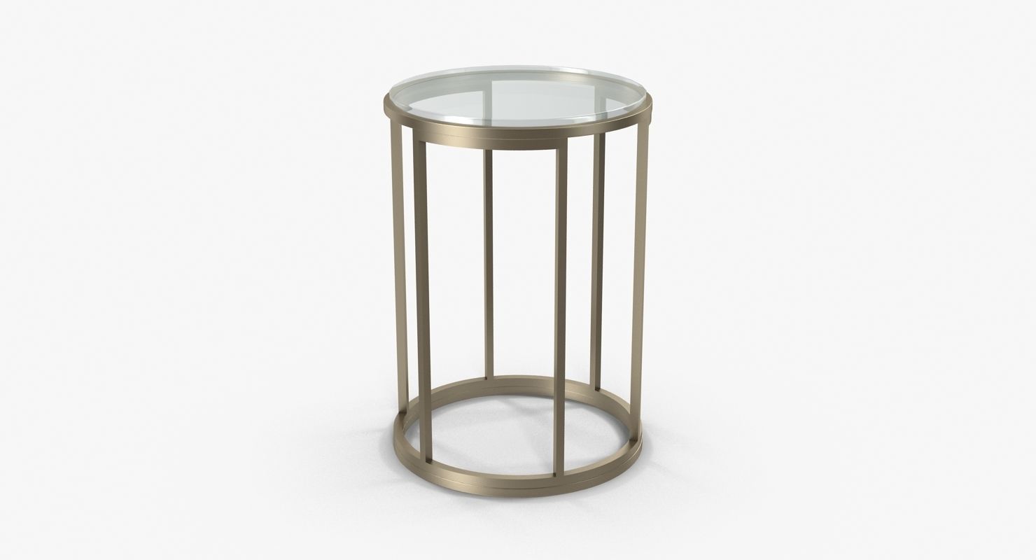 Baker No 7858 Martini Table Low-poly 3D model_6