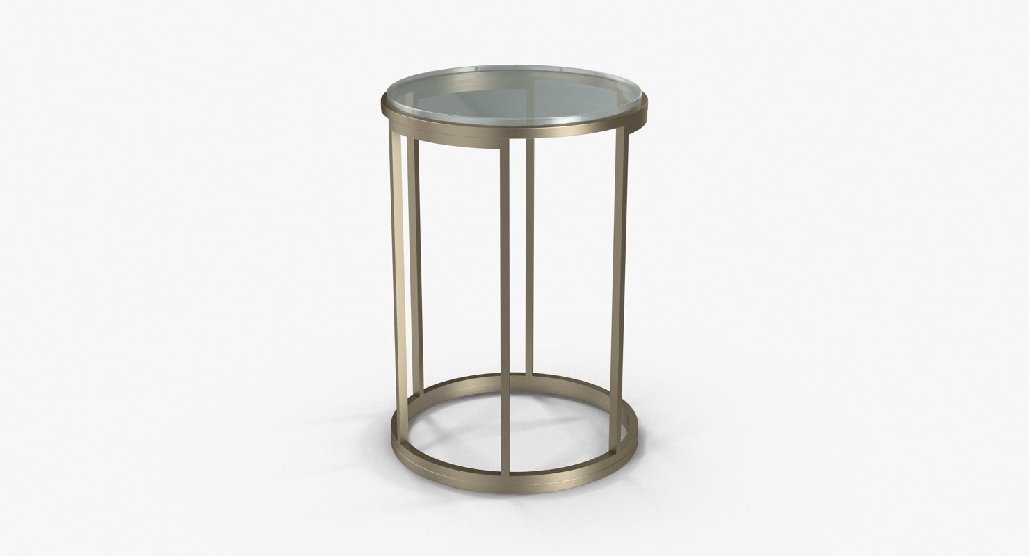 Baker No 7858 Martini Table Low-poly 3D model_9