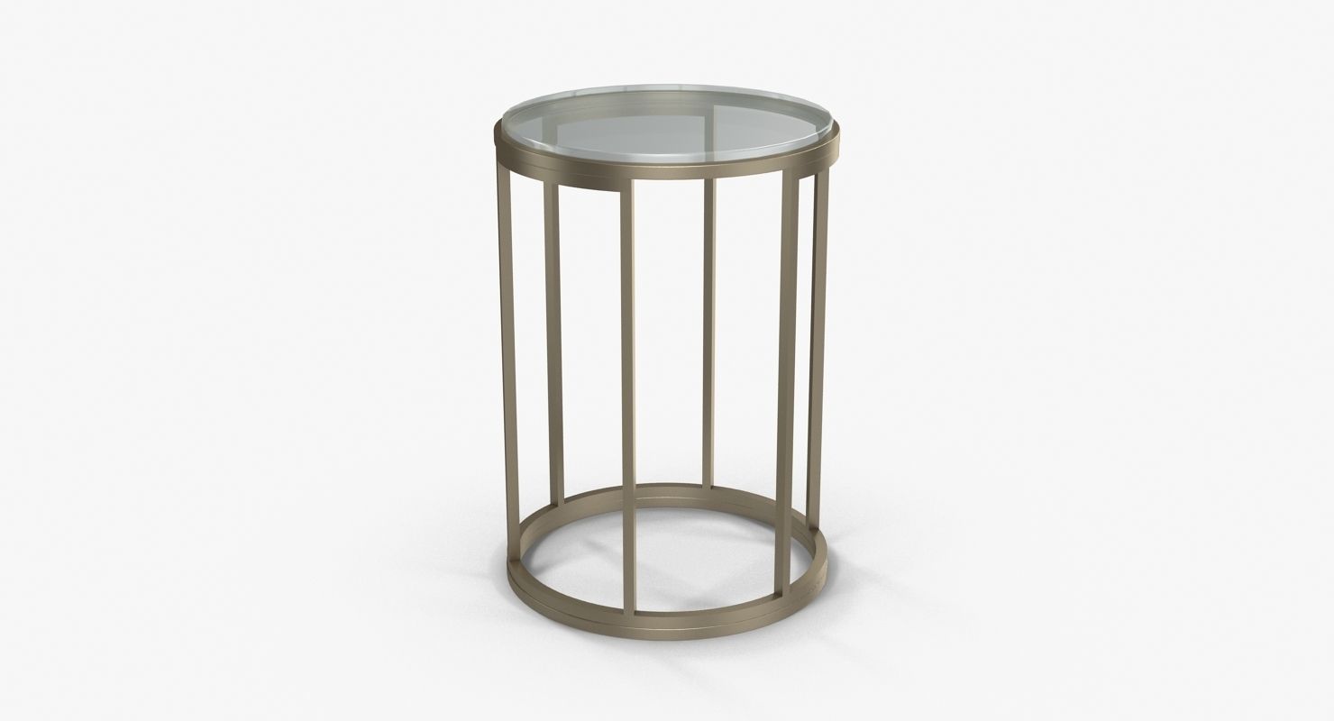 Baker No 7858 Martini Table Low-poly 3D model_12