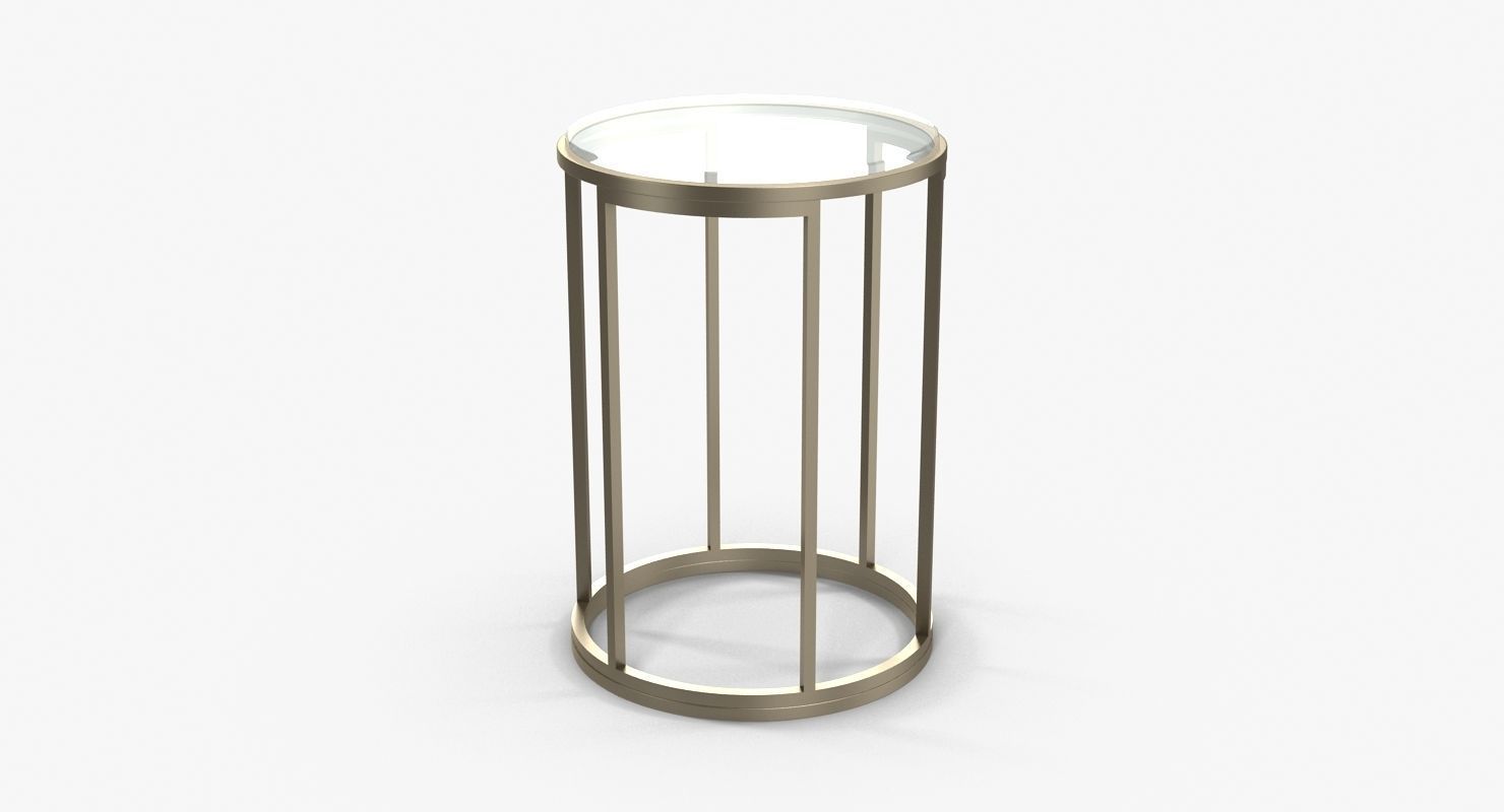 Baker No 7858 Martini Table Low-poly 3D model_13