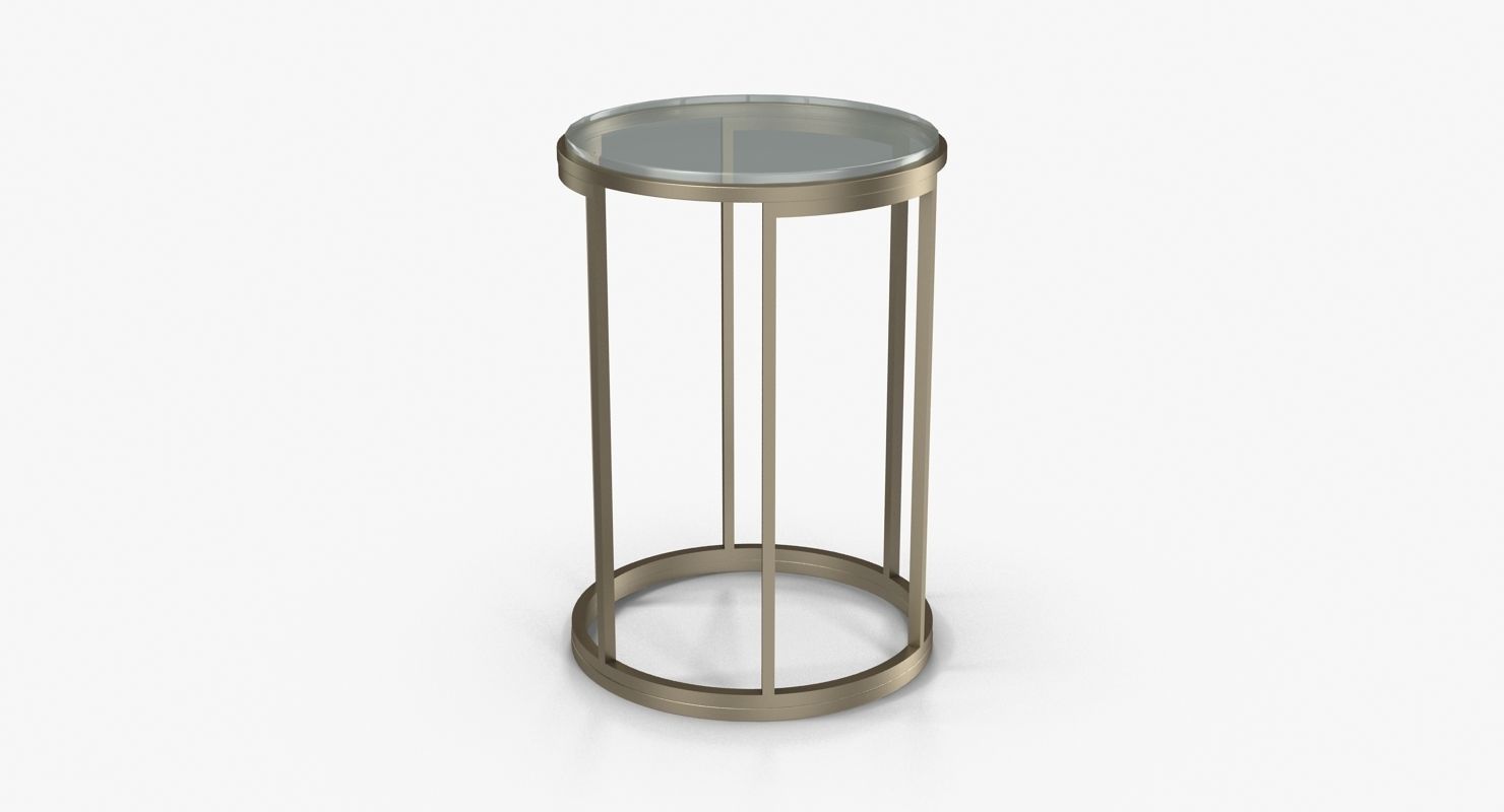 Baker No 7858 Martini Table Low-poly 3D model_11