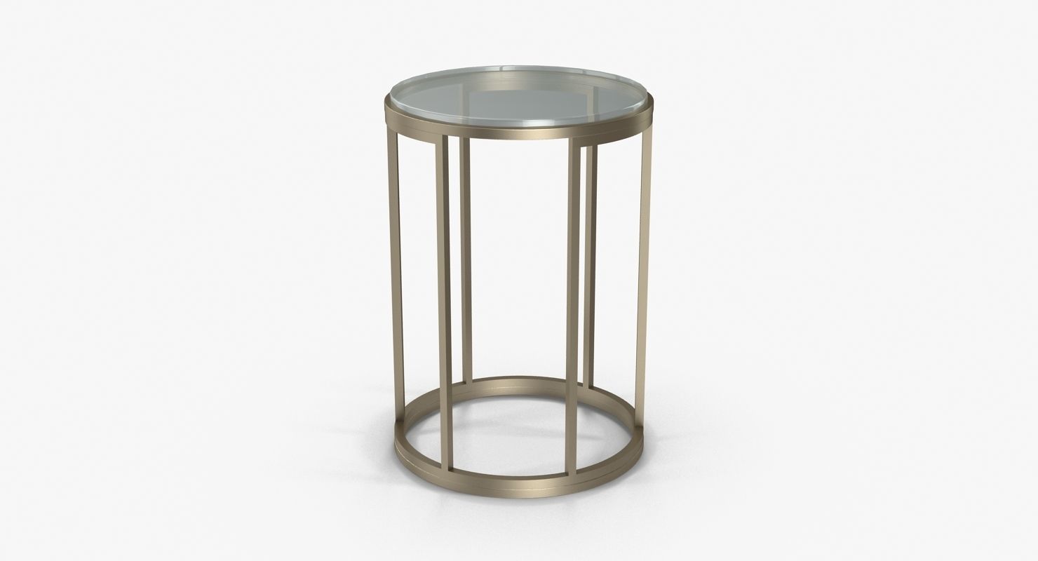 Baker No 7858 Martini Table Low-poly 3D model_8