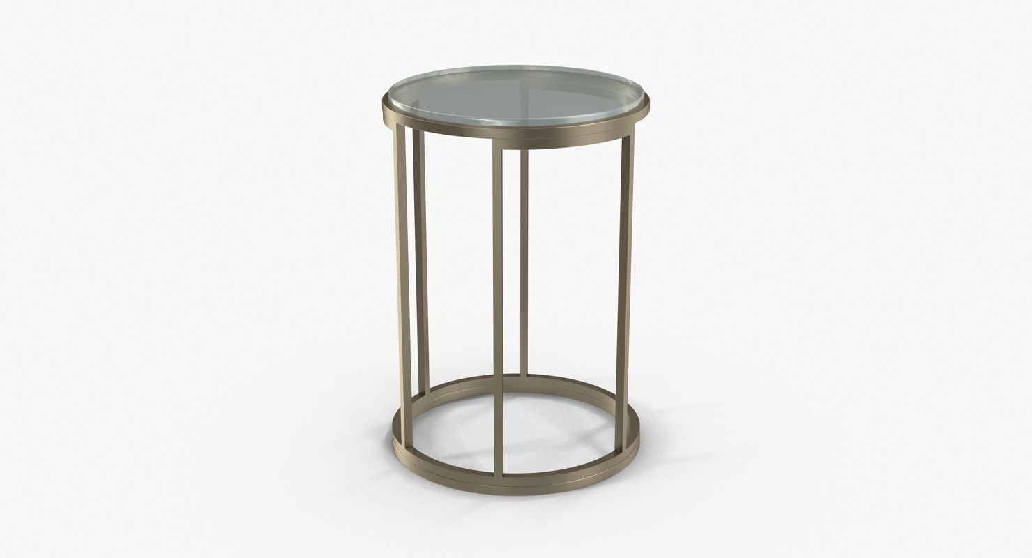 Baker No 7858 Martini Table Low-poly 3D model_14