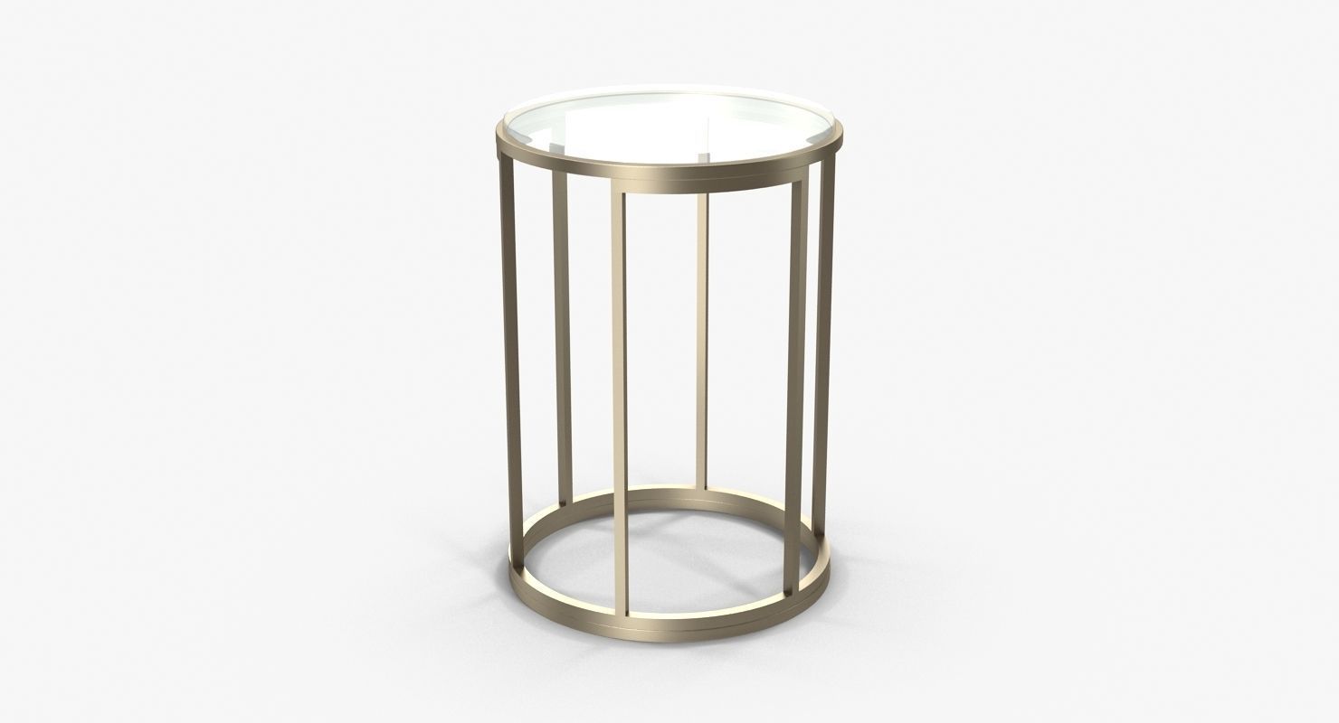 Baker No 7858 Martini Table Low-poly 3D model_7