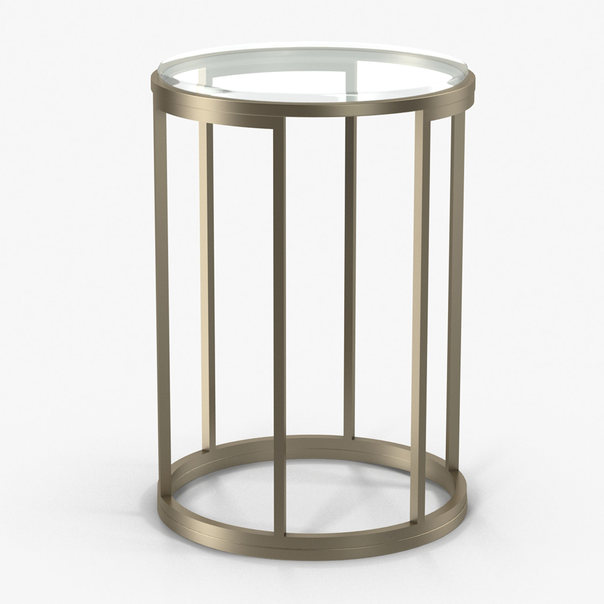 Baker No 7858 Martini Table Low-poly 3D model_27