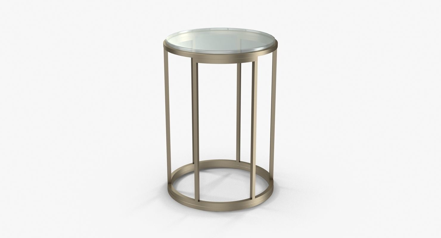 Baker No 7858 Martini Table Low-poly 3D model_10