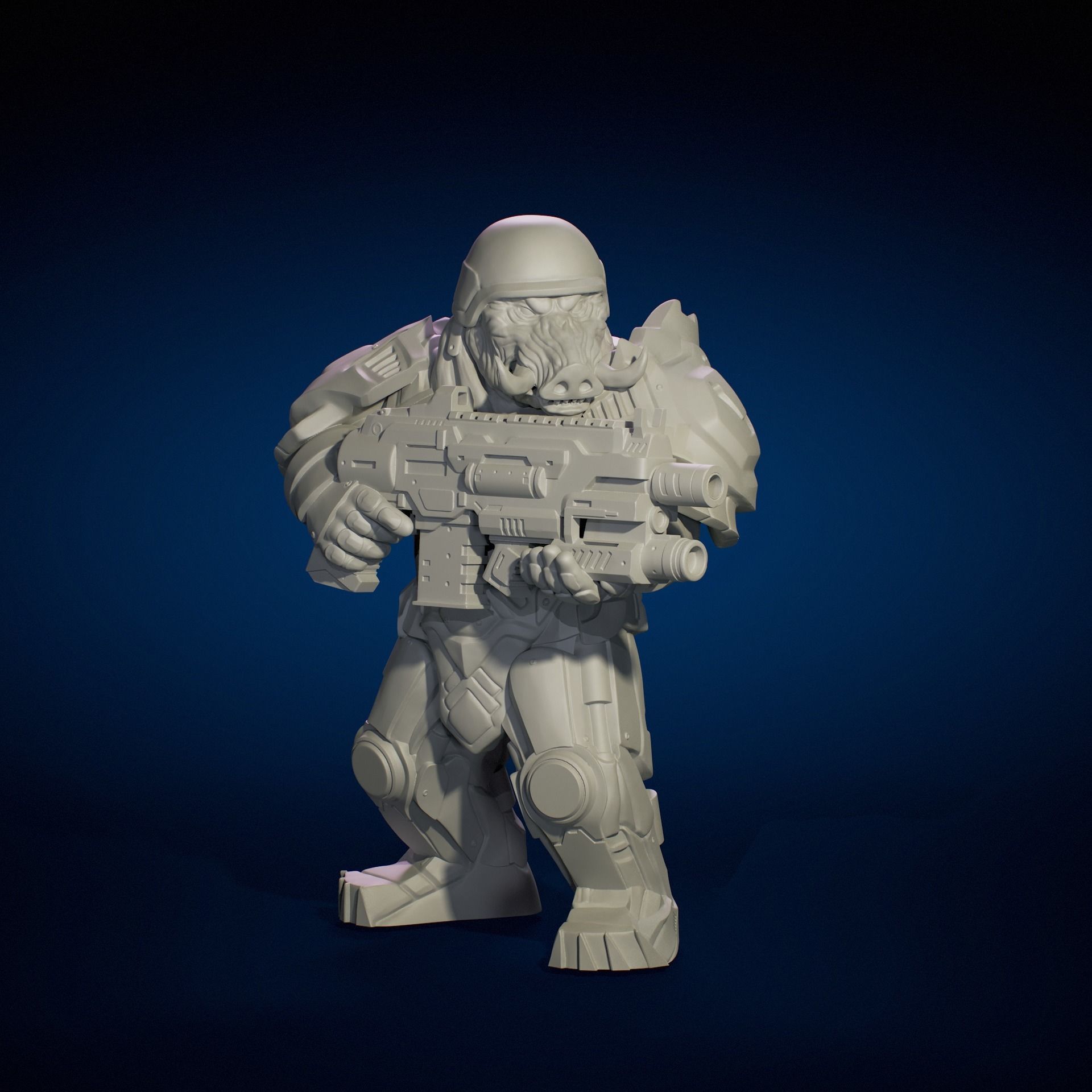 BOAR FROM FUTURE ANIMALS SQUAD 3D print model_1