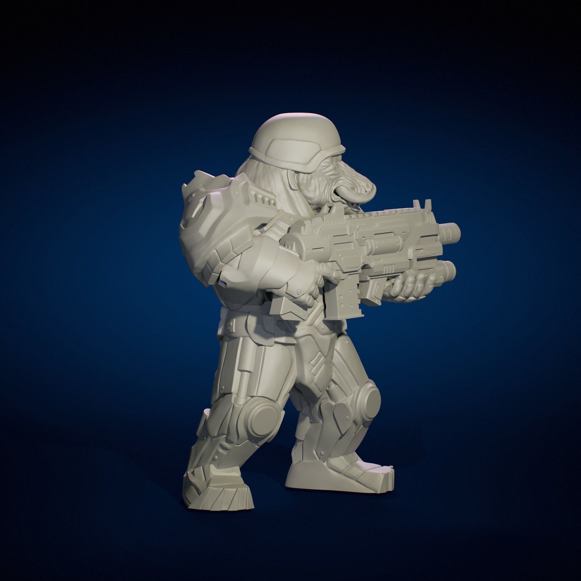 BOAR FROM FUTURE ANIMALS SQUAD 3D print model_2