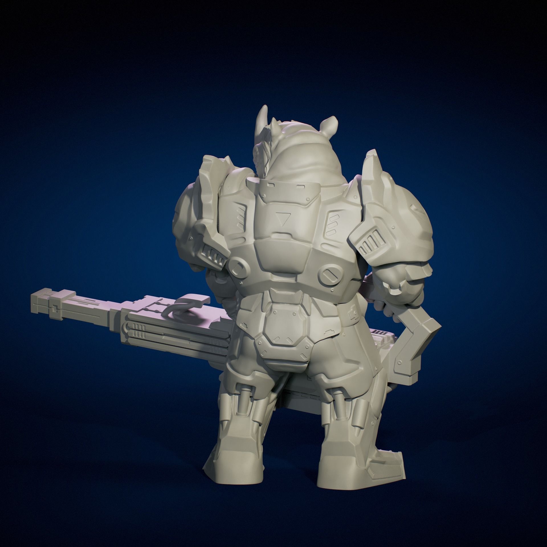 RHINO FROM FUTURE ANIMALS SQUAD 3D print model_2