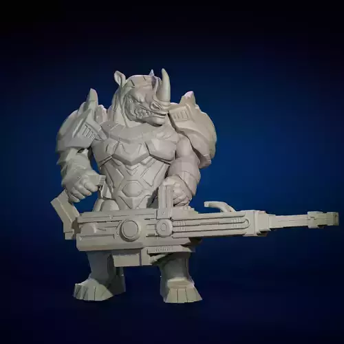 RHINO FROM FUTURE ANIMALS SQUAD 3D print model