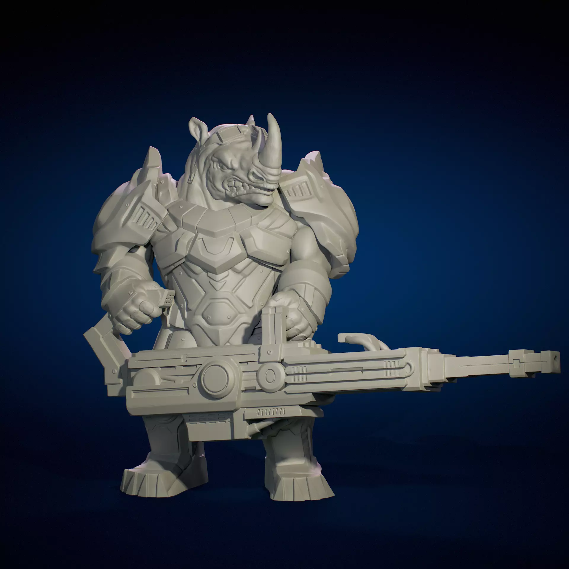 RHINO FROM FUTURE ANIMALS SQUAD 3D print model_0