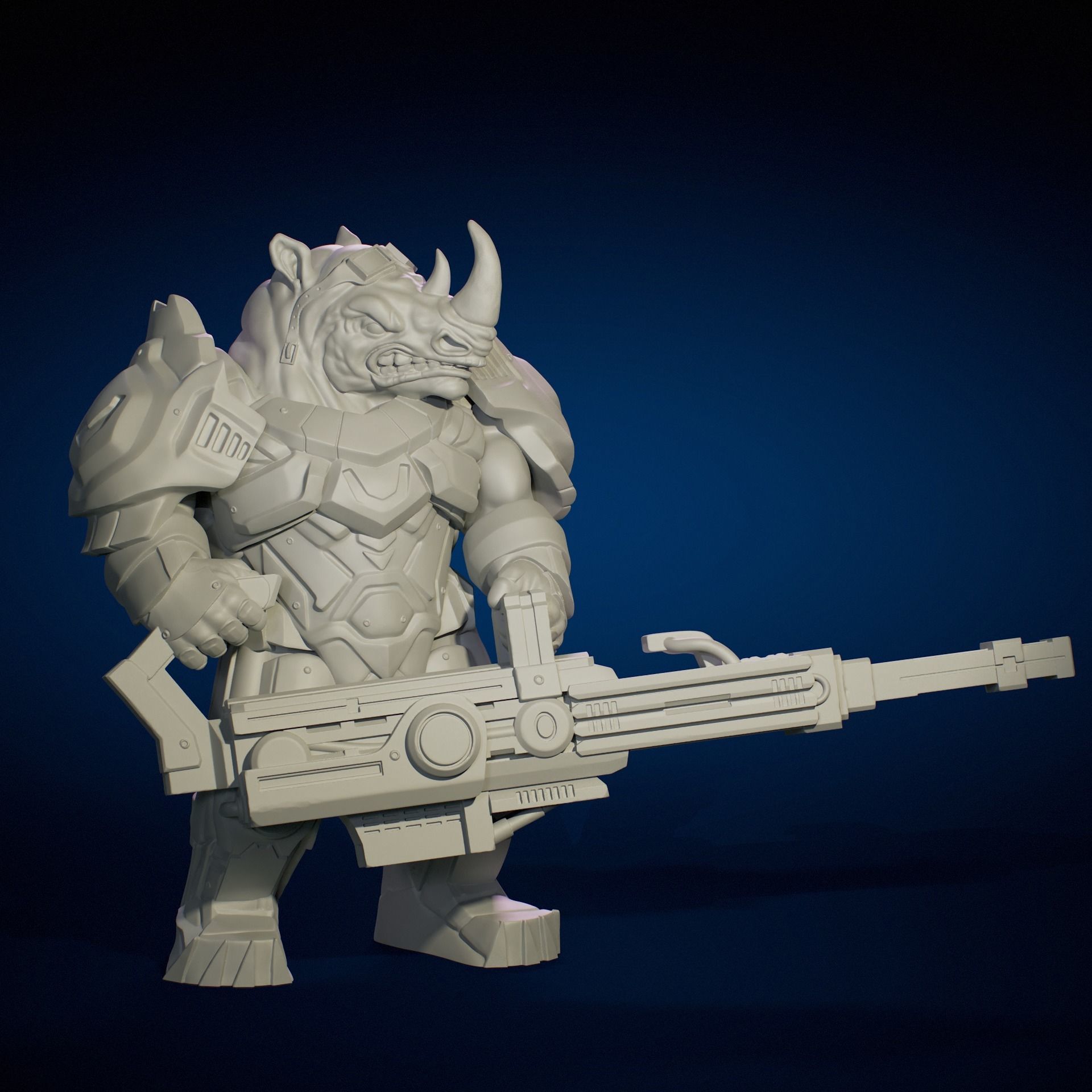 RHINO FROM FUTURE ANIMALS SQUAD 3D print model_1