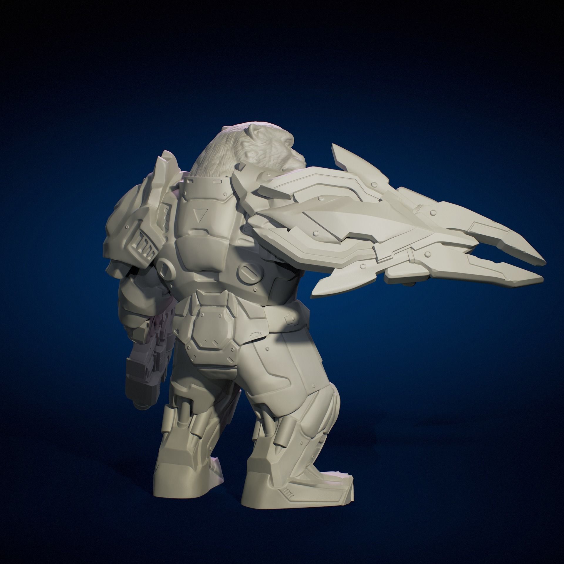 TIGER FROM FUTURE ANIMALS SQUAD 3D print model_2