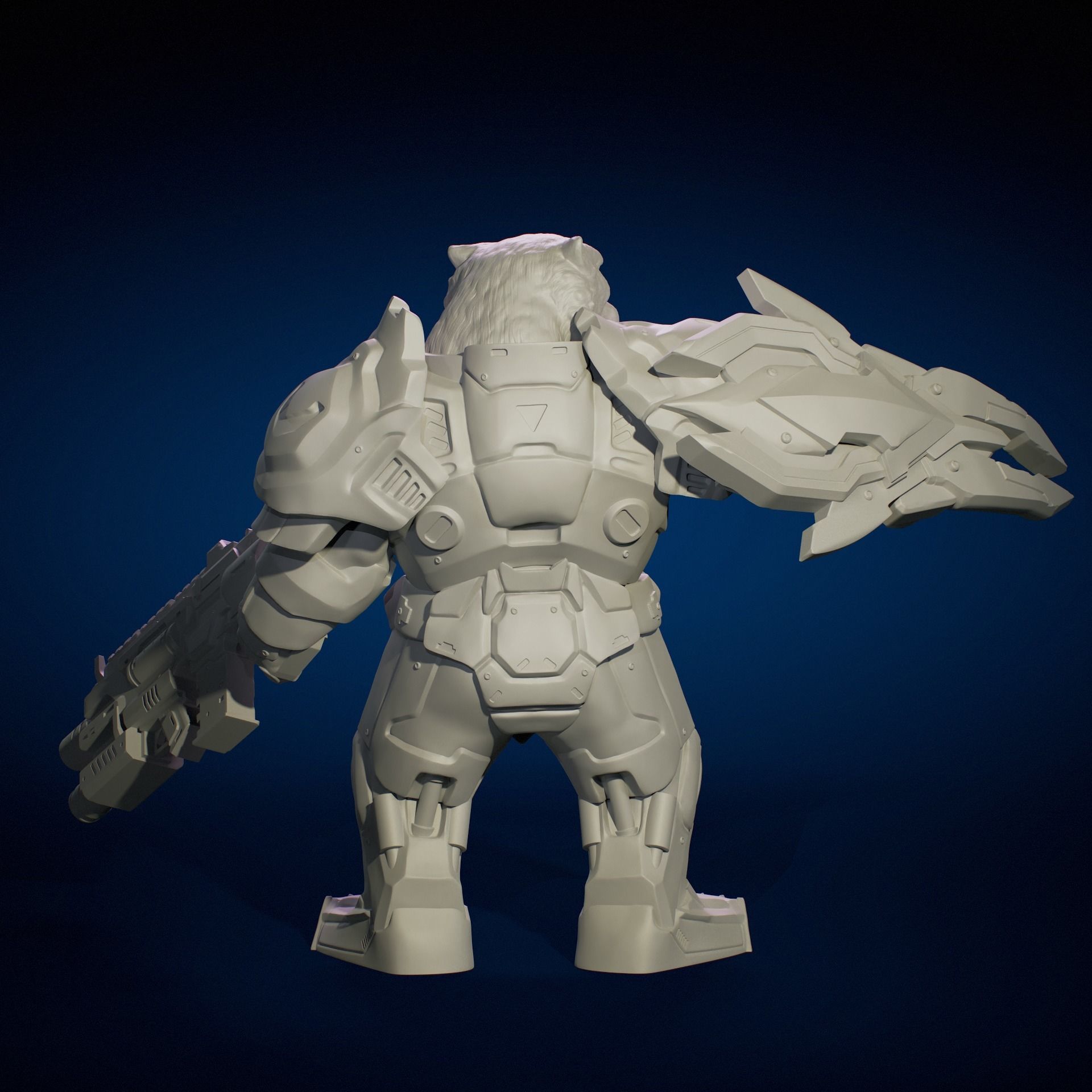 TIGER FROM FUTURE ANIMALS SQUAD 3D print model_3