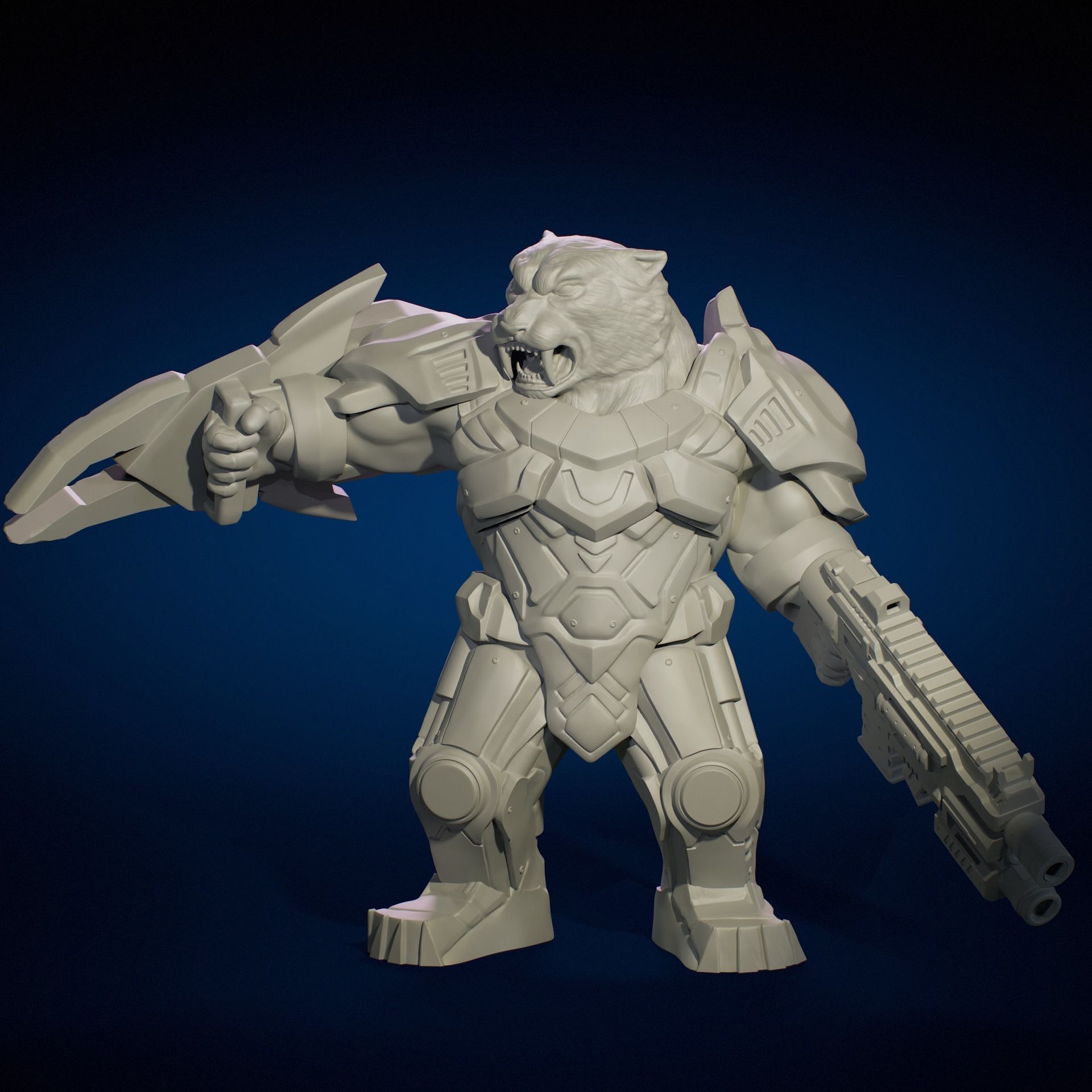 TIGER FROM FUTURE ANIMALS SQUAD 3D print model_1