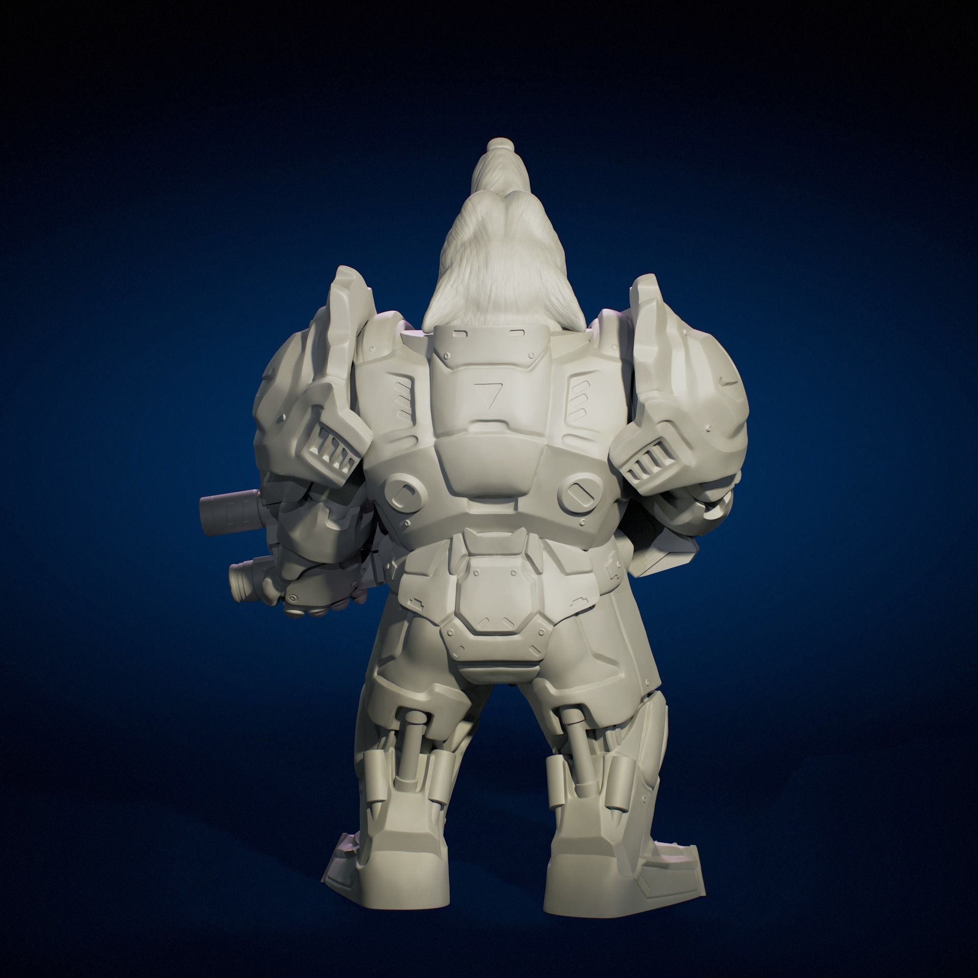 WOLF FROM FUTURE ANIMALS SQUAD 3D print model_3