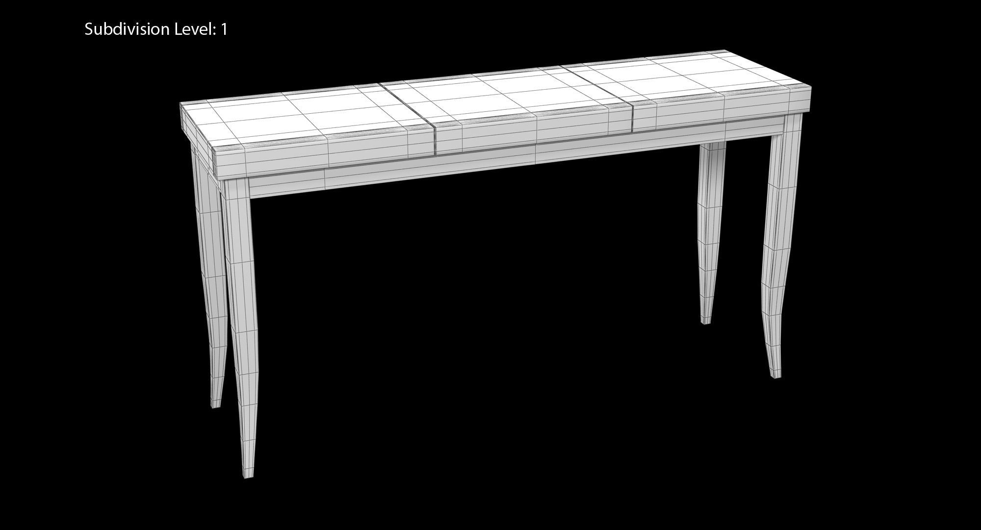 Elitis Belle De Jour Table Low-poly 3D model_18