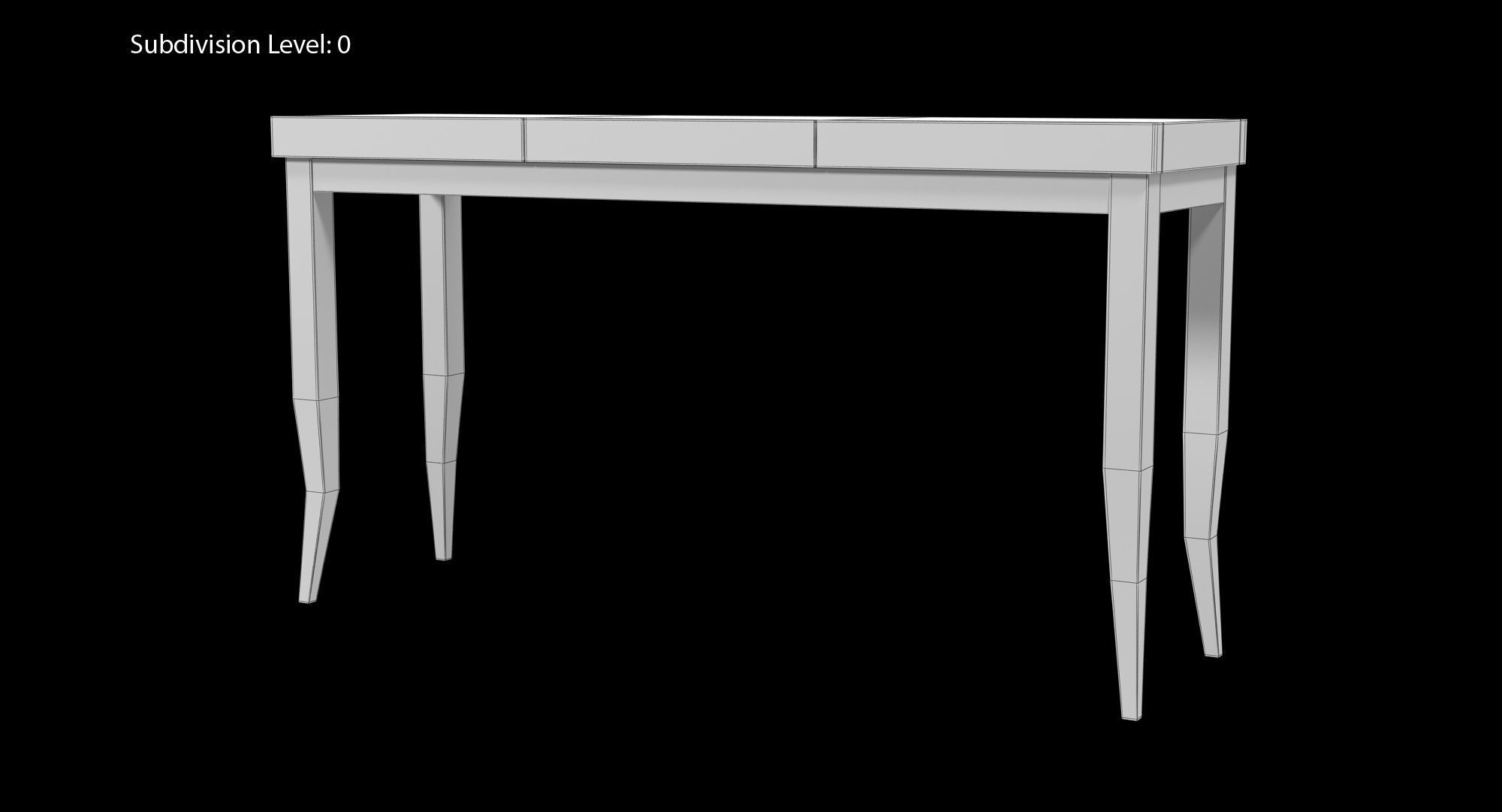 Elitis Belle De Jour Table Low-poly 3D model_19