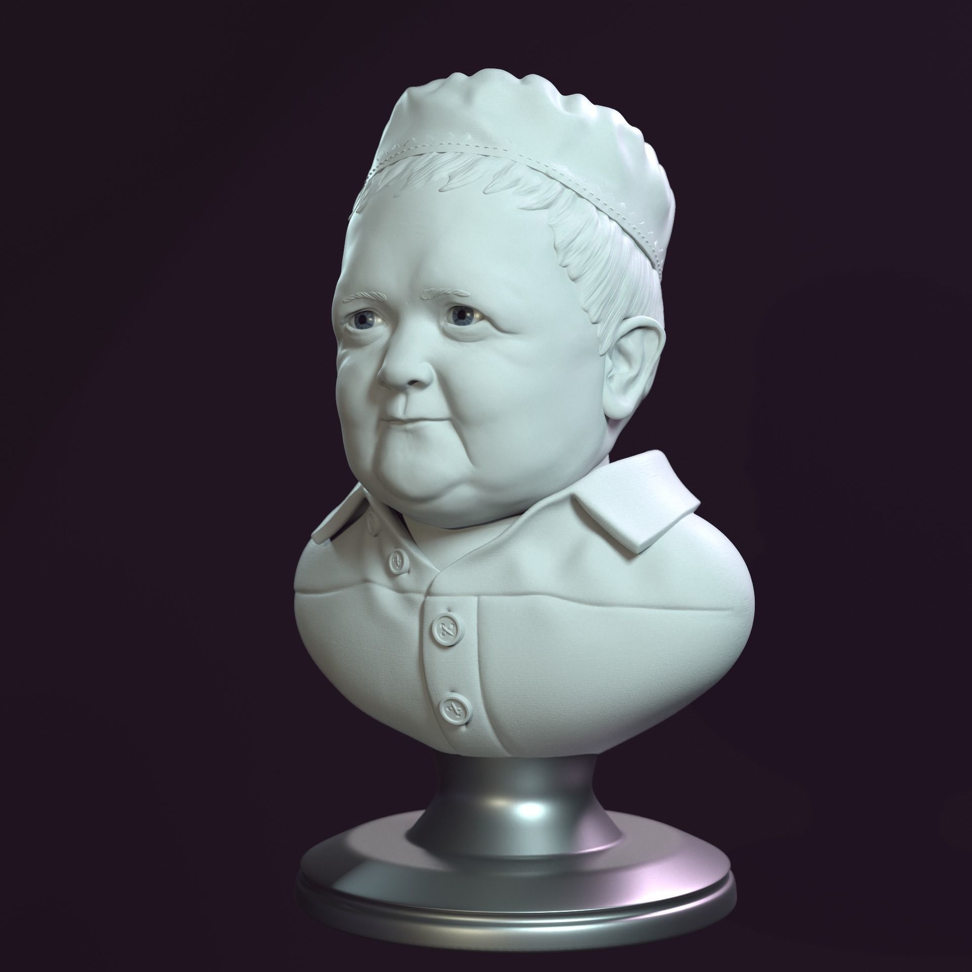 HASBULLA BUST 3D print model_1