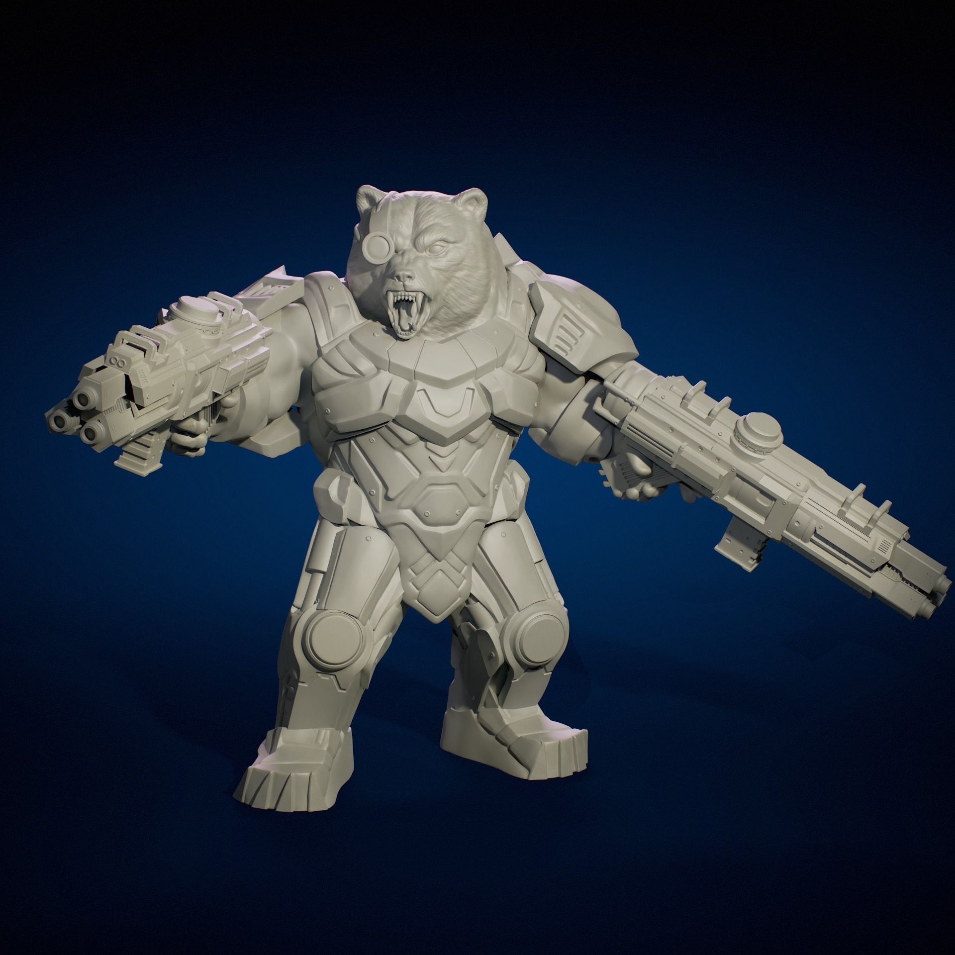 FUTURE ANIMALS SQUAD 3D print model_1