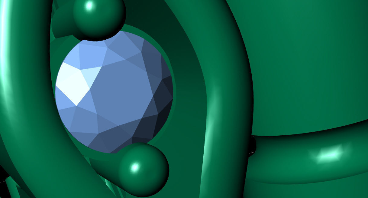 Multi-line-ring 3D print model_16