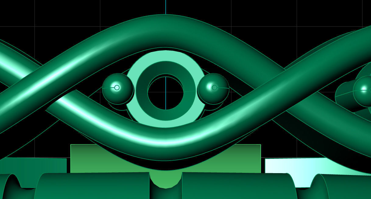 Multi-line-ring 3D print model_12