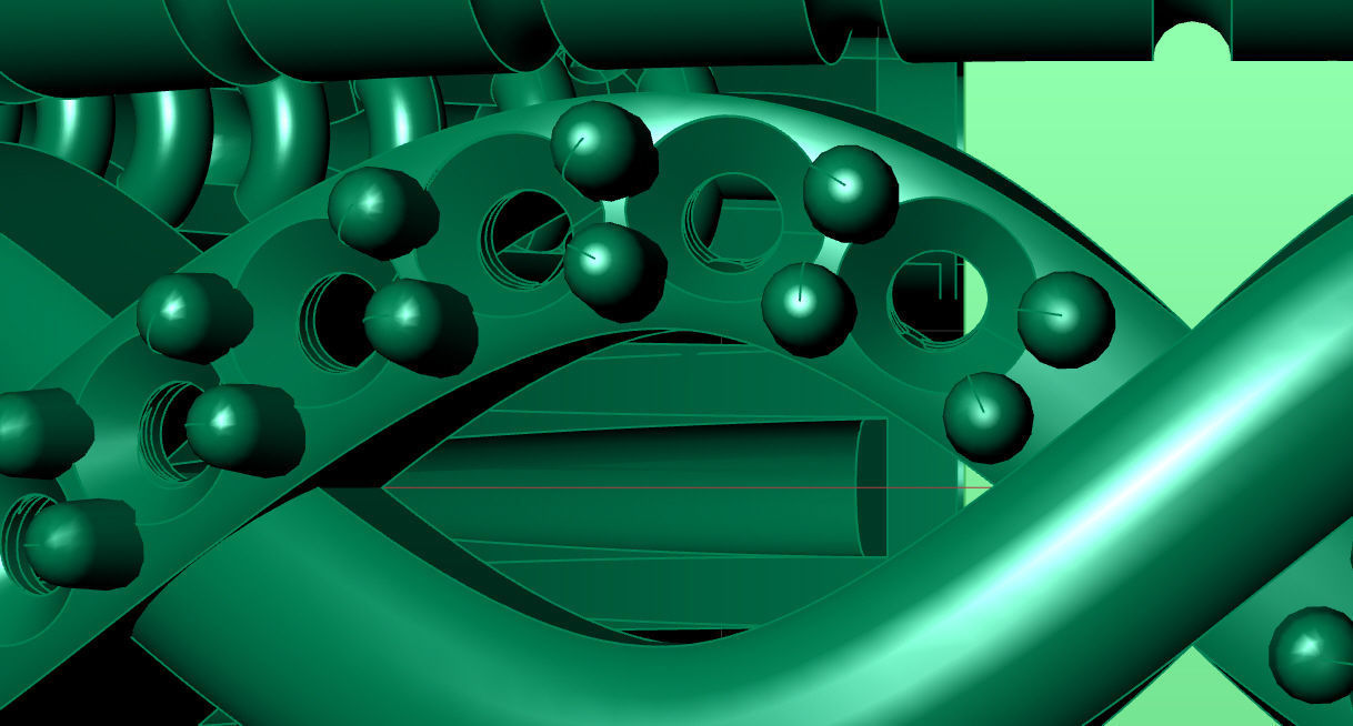 Multi-line-ring 3D print model_13