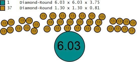 Lux ring silver gold sterling printable jewelry 3D model 3D print model_6