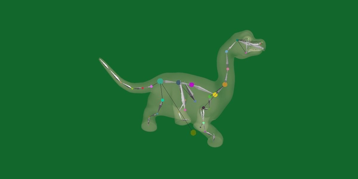 Brachiosaurus Baby Dinosaur Low-poly 3D model_27