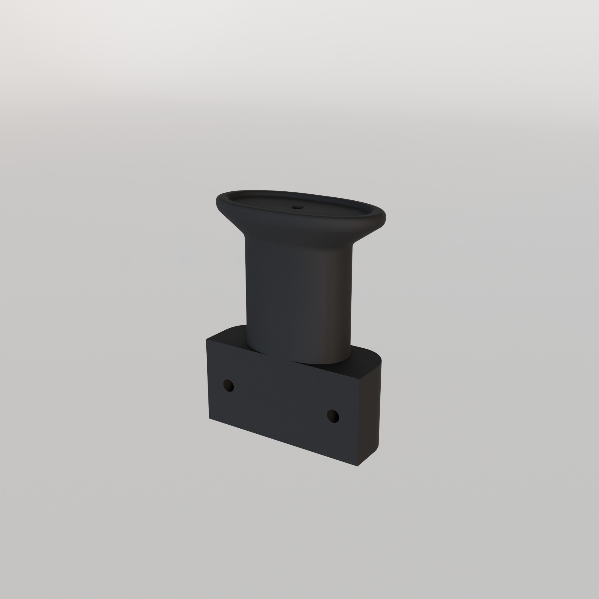 STL Under Desk Headphone Holder Sleek Space Saving Design 3D print model_5