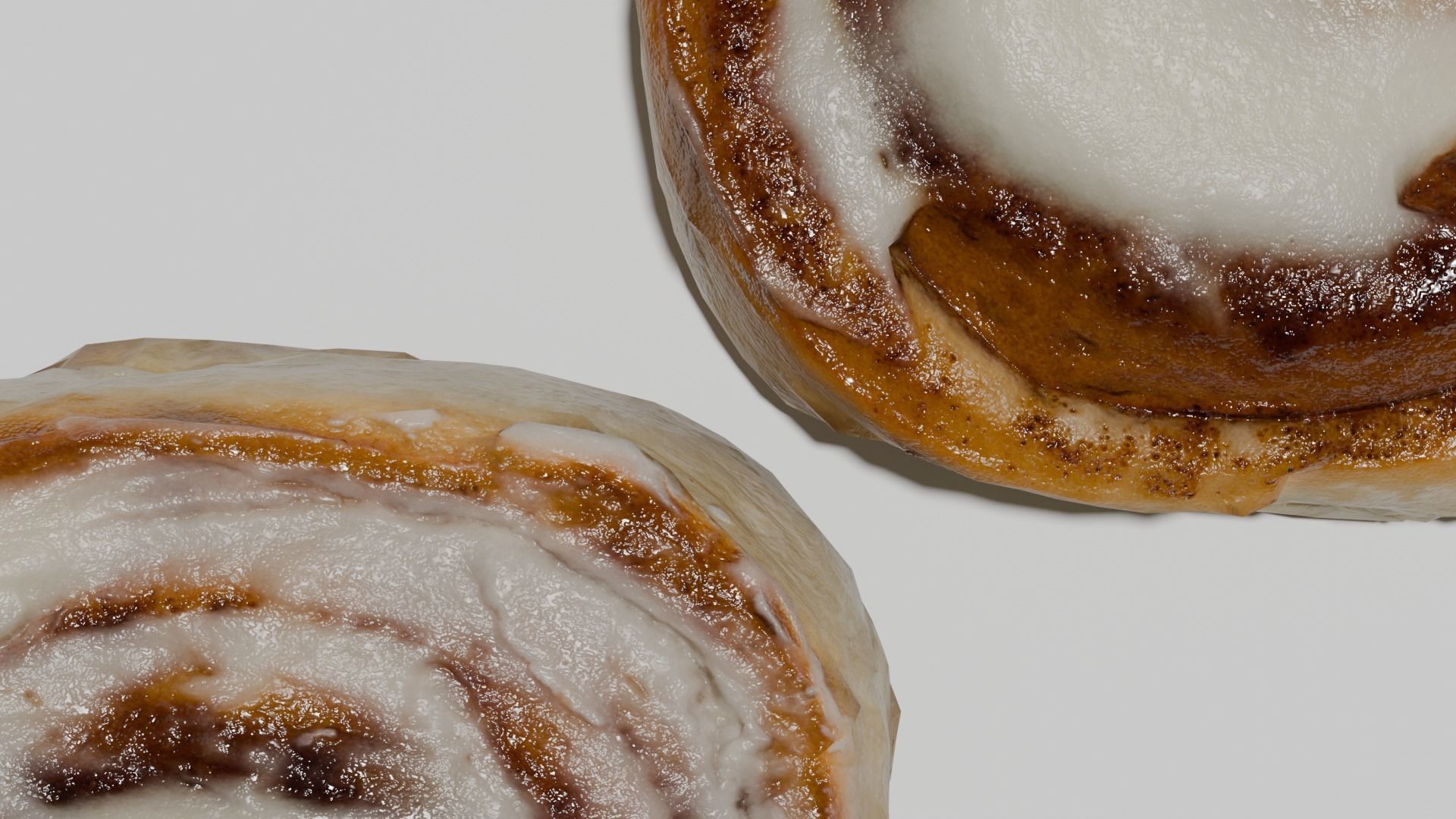 Cinnamon Roll 3D model_3