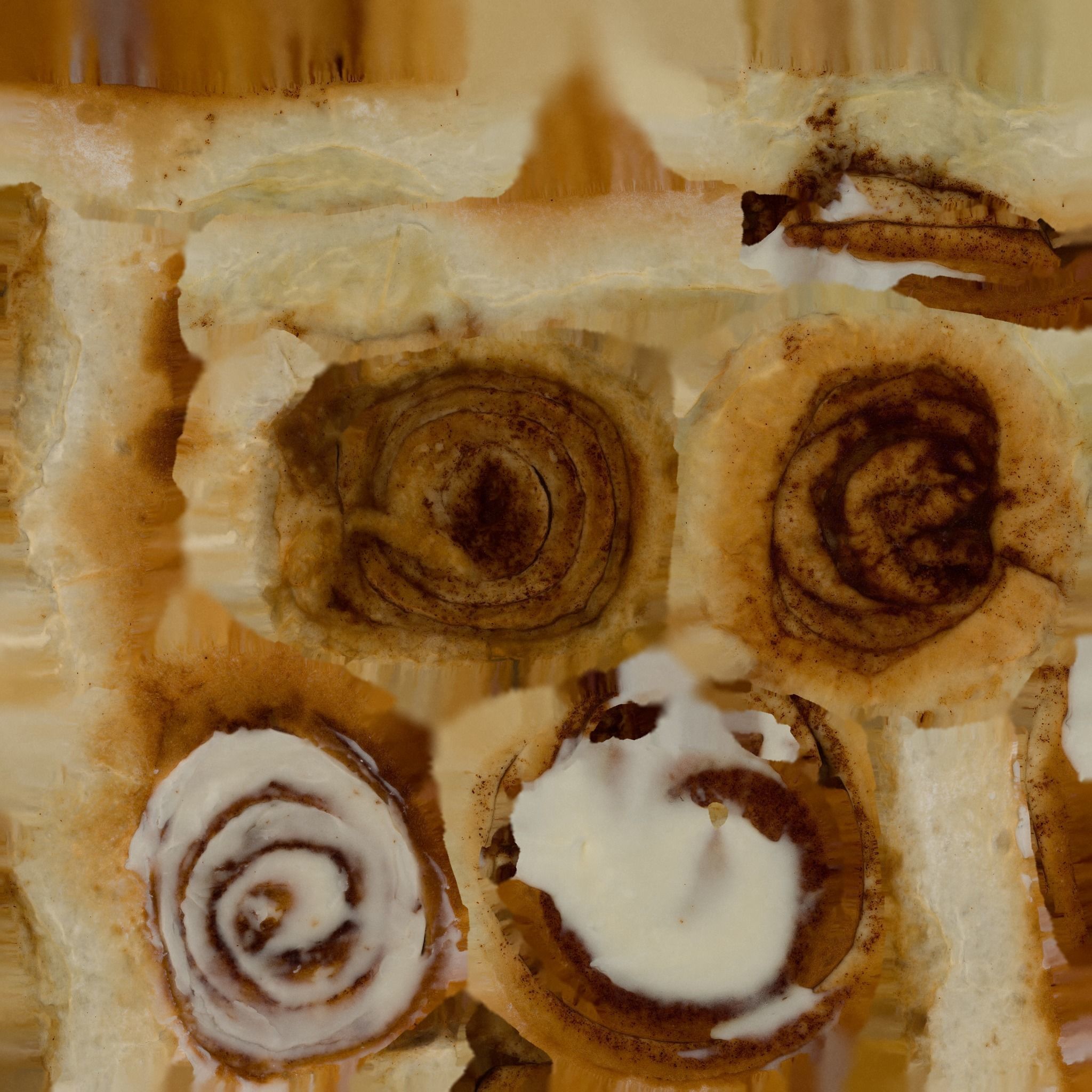 Cinnamon Roll 3D model_8