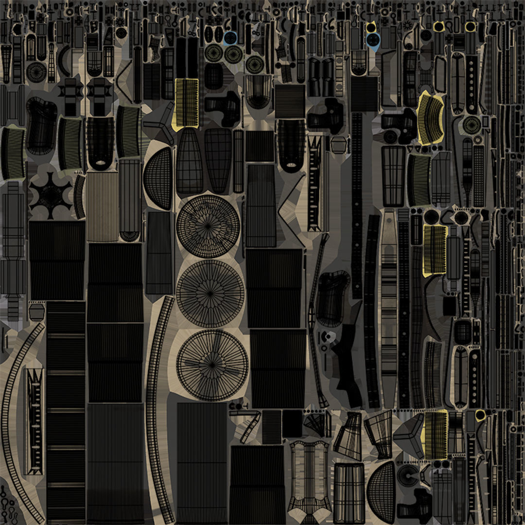 4 Grenade Launcher Brown All PBR Unity UE Textures Included 3D Model Collection_29