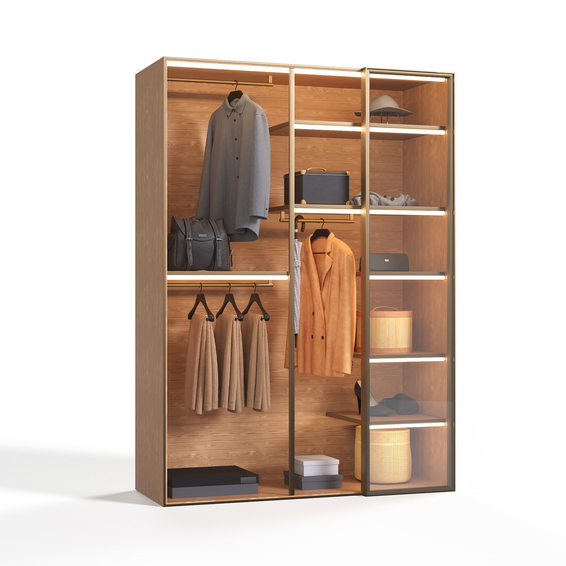 Archmodels vol 277 - collection of modern wardrobes 3D model_2