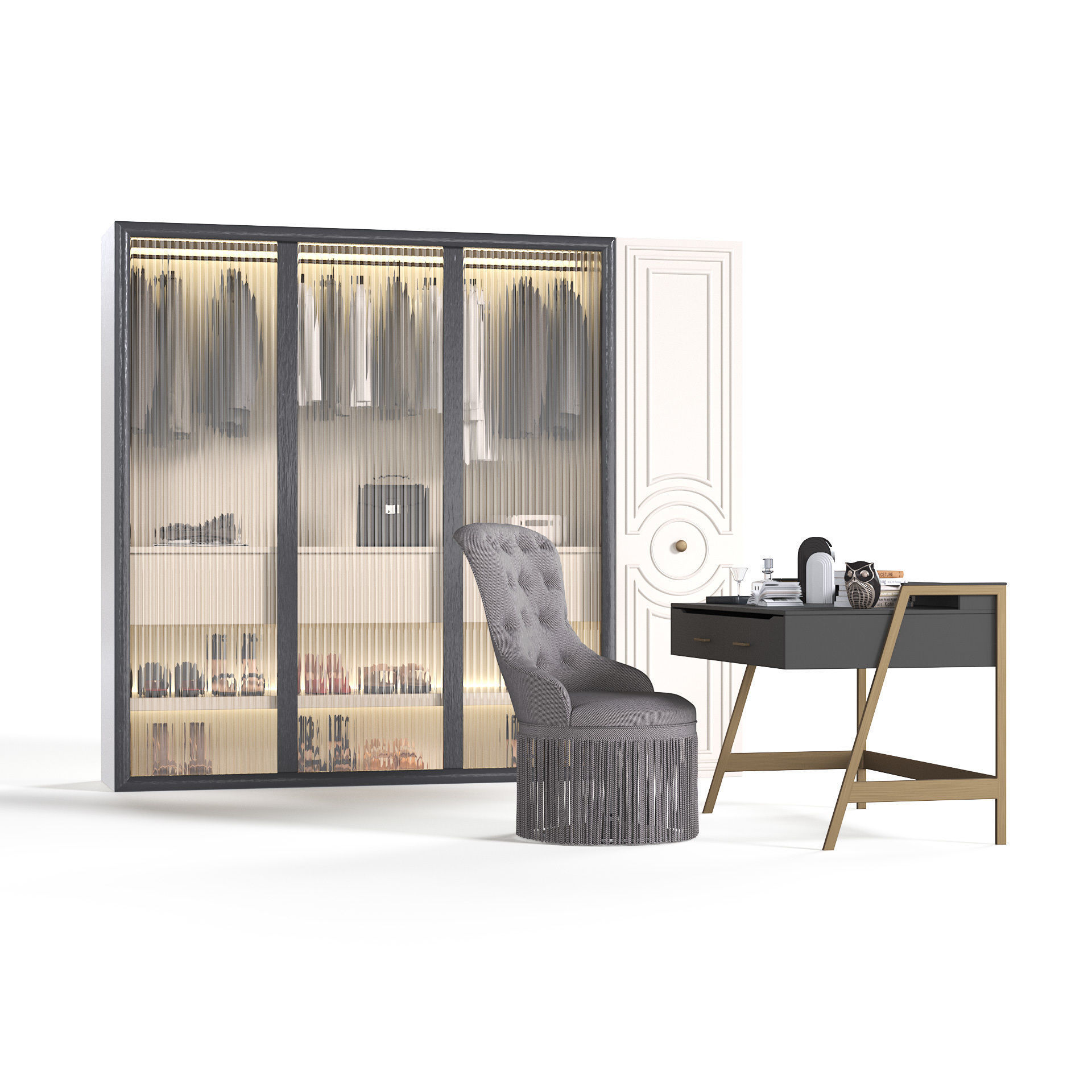 Archmodels vol 277 - collection of modern wardrobes 3D model_3