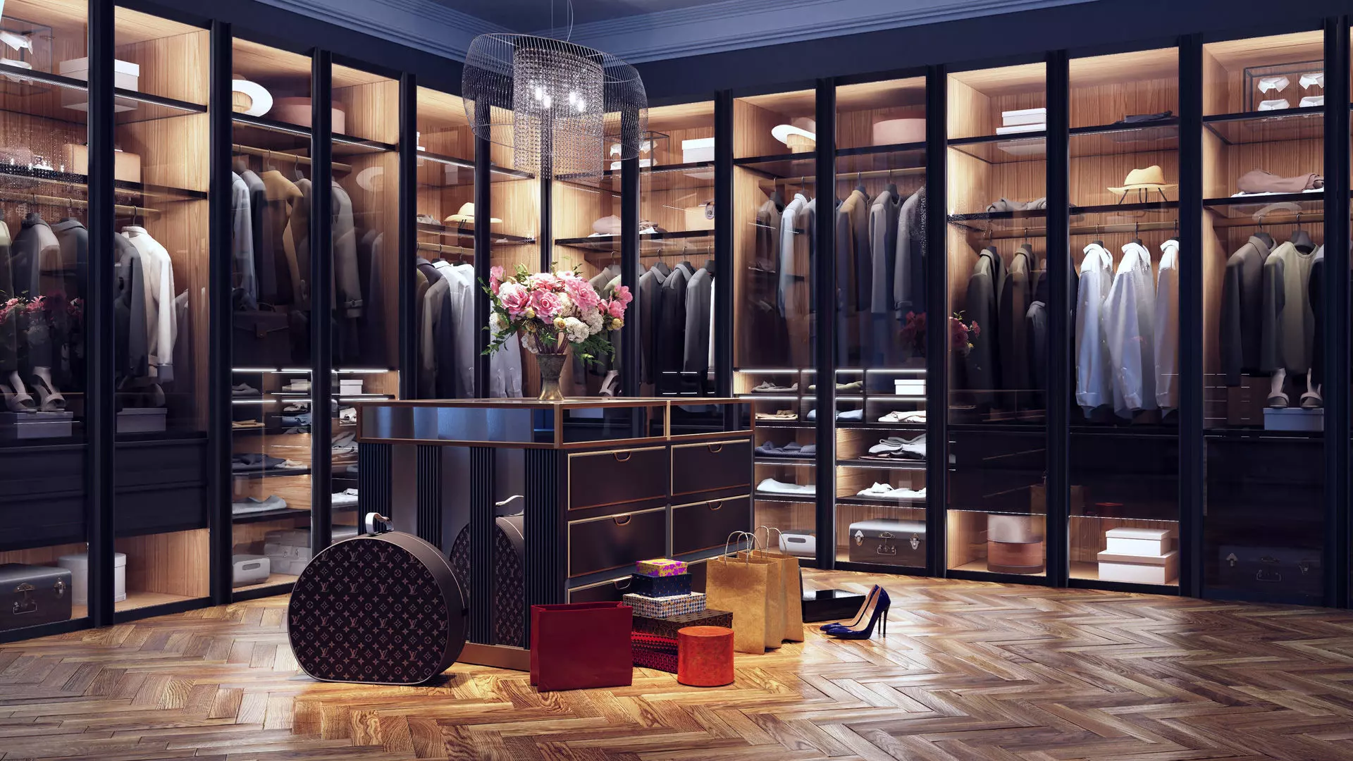 Archmodels vol 277 - collection of modern wardrobes 3D model_0