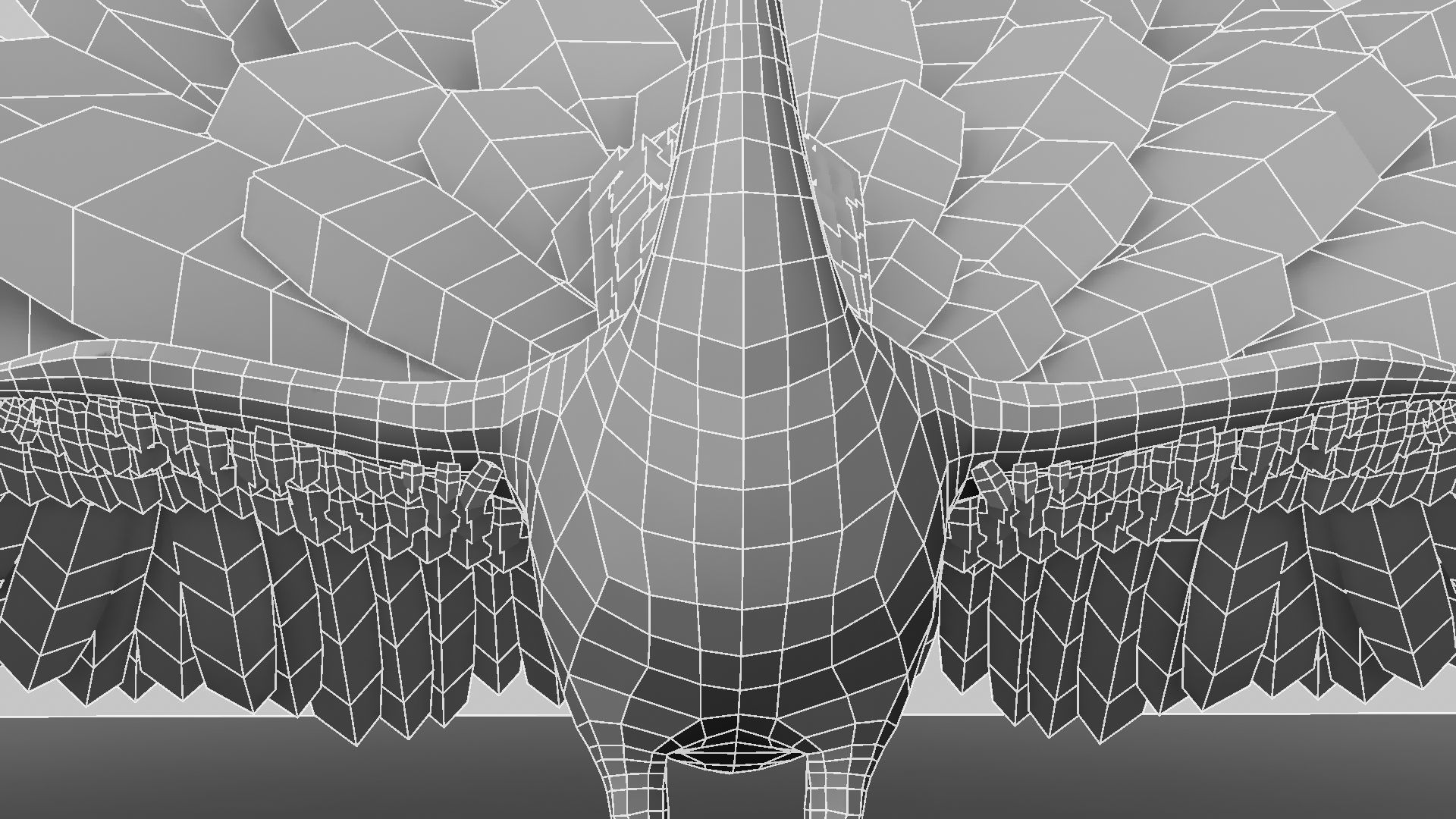 Peacock Rigged and Animation 3D model_26