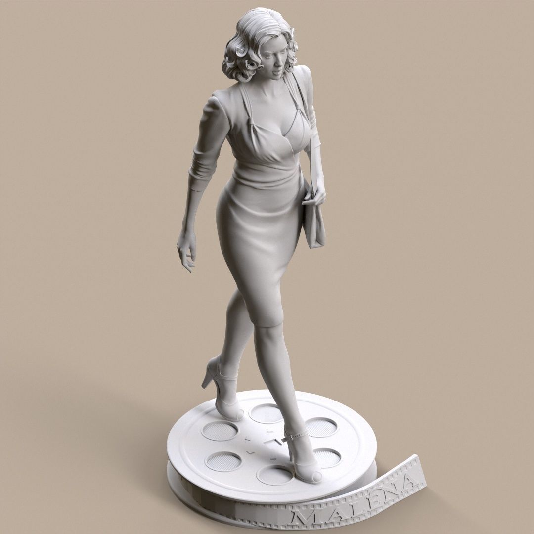 Malena  3D print model_36