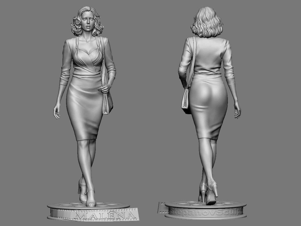 Malena  3D print model_50