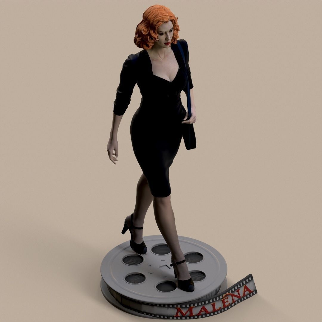 Malena  3D print model_35